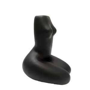 Black Ceramic Bode Vase